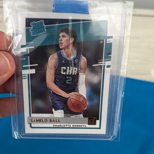 LaMelo Ball Rated Rookie Basketball Card - Teal & Navy